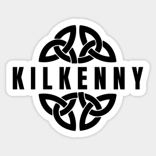 Kilkenny in Celtic Knot, Ireland Sticker